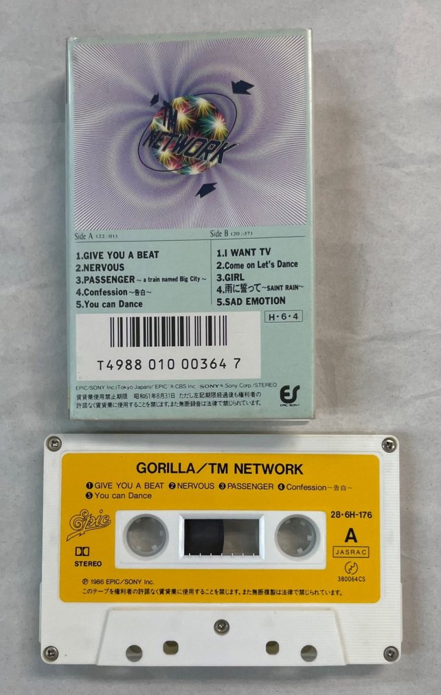 TMネットワーク カセットテープ GORILLA / TM NETWORK - ロックオンキング