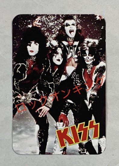KISS　キッス　ビクター　1977年カレンダー　カードタイプ　VICTOR　未使用 - ロックオンキング