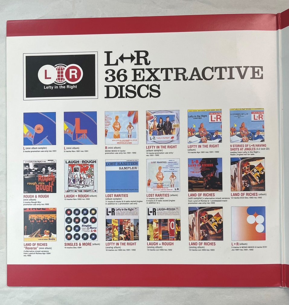 L-R レコード 2枚組 L⇔R singles & more vol.2 / エルアール - ロック