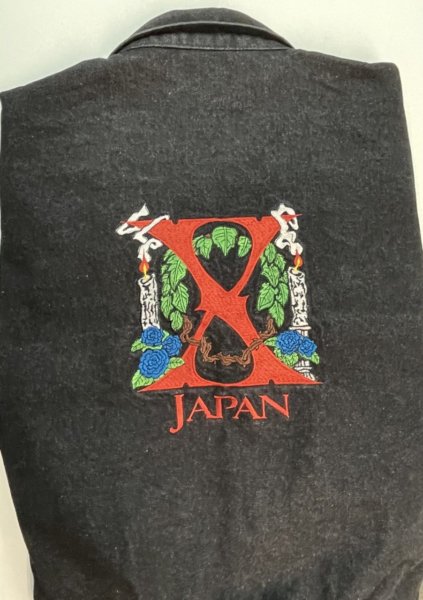 X JAPAN ツアースタッフ用 ブルゾン/Gジャン NEW YEAR'S EVE 1994 TOKYO DOME TOUR STAFFグッズ  サイズL - ロックオンキング