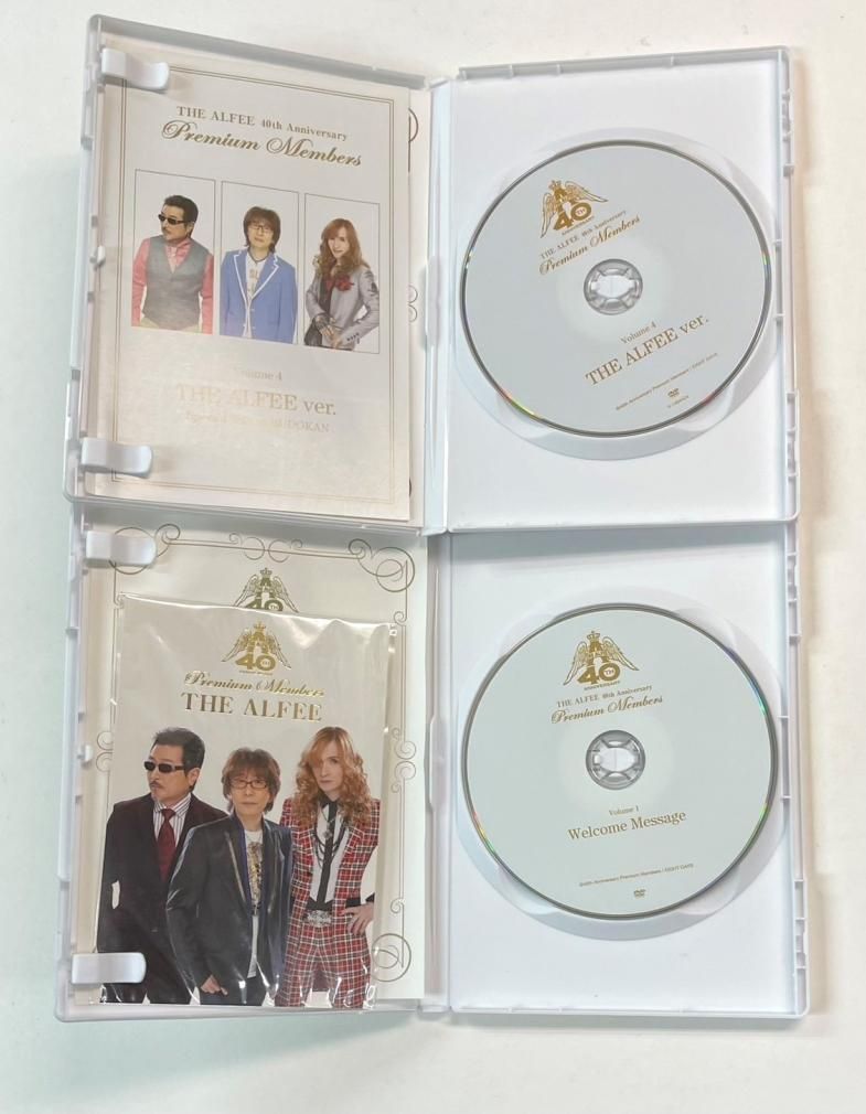 アルフィー ファンクラブ限定DVDセット THE ALFEE 40th Anniversary Premium Members DVD  vol.1からvol.6 全6巻セット 付属品揃 - ロックオンキング