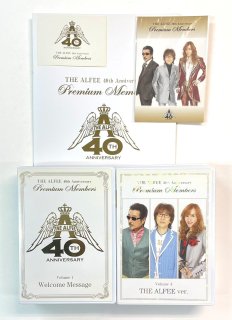 アルフィー ファンクラブ限定DVDセット THE ALFEE 40th Anniversary Premium Members DVD vol.1からvol.6 全6巻セット 付属品揃
