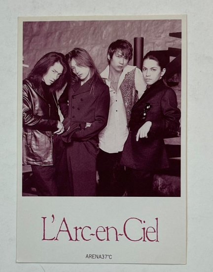 ラルクアンシエル　1996年　L'Arc‐en‐Ciel　ステッカー　アリーナ37℃　非売品：読者プレゼント - ロックオンキング