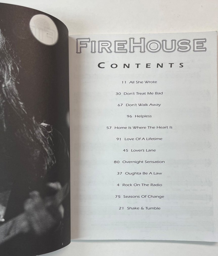 ファイアーハウス ギタースコア FIRE HOUSE FIREHOUSE 全12曲 タブ譜