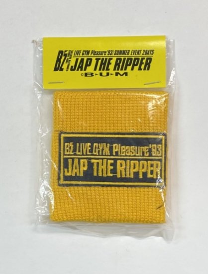 B'z　リストバンド　JAP THE RIPPER　1993ツアーグッズ　未開封 - ロックオンキング