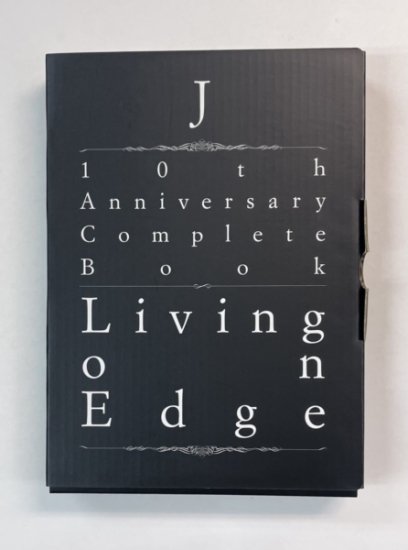 J　限定写真集　Living on Edge　10th Anniversary Complete Book　ケース付　LUNA SEA -  ロックオンキング