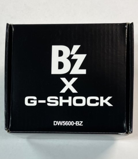 B'z　30周年限定　G-SHOCK　カシオ腕時計　B'z×G-SHOCK CASIO DW-5600-BZ　30th Year Exhibition  SCENES ブラック 未使用 - ロックオンキング