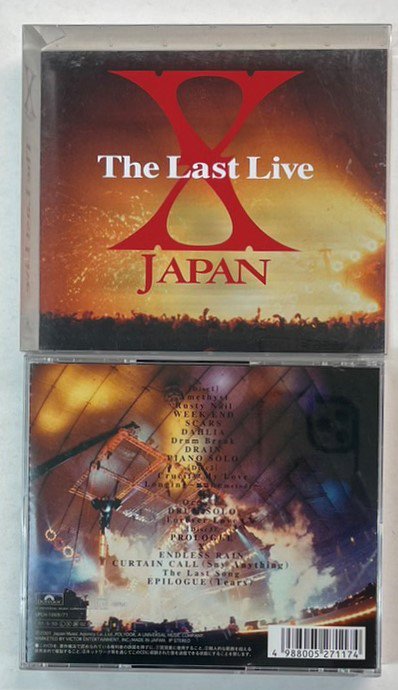 X JAPAN 限定盤CD THE LAST LIVE CD3枚組 全20曲収録 初回限定仕様
