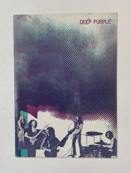 ディープパープル 初来日公演 DEEP PURPLE 1972年ツアー・パンフレット チケット半券付き 8/17 武道館 - ロックオンキング