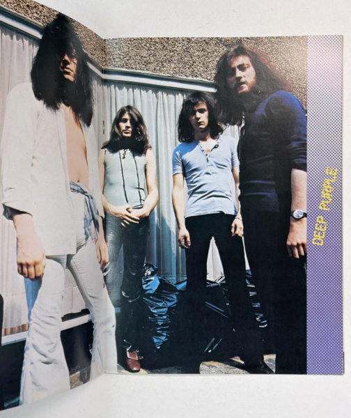 ディープパープル 初来日公演 DEEP PURPLE 1972年ツアー・パンフレット チケット半券付き 8/17 武道館 - ロックオンキング