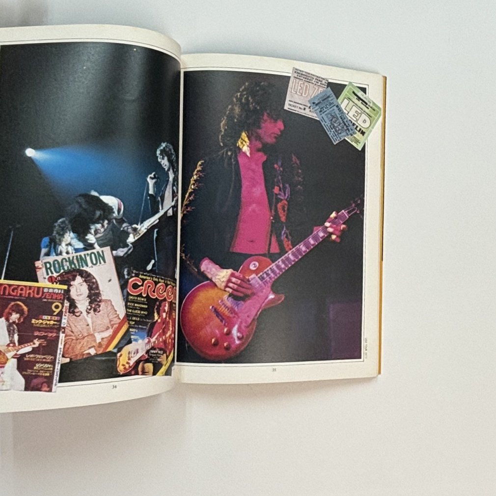 Jimmy Page 写真集 ジミー・ペイジ語録 音楽と神秘へのアプローチ シンコーミュージック レッドツェッペリン - ロックオンキング