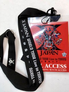 X JAPAN ³ ALL ACCESS PASS WORLD TOUR Live in TOKYO åաѥDRESSING ROOM PASS 2009ǯ