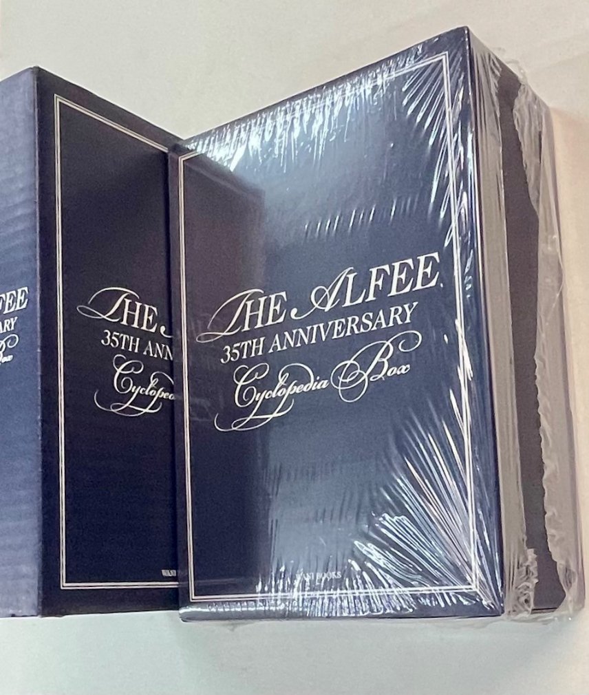 アルフィー　35周年記念BOX　THE ALFEE 35th Anniversary Cyclopedia Box　付属品揃い　未開封 -  ロックオンキング