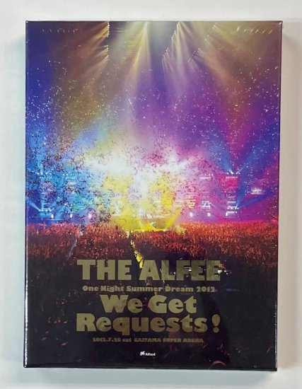 アルフィー 未開封 DVD 2枚組 THE ALFEE One Night Summer Dream 2012 We Get Requests !  Alfred限定販売 未開封 - ロックオンキング