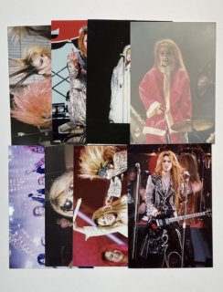YOSHIKI　ブロマイド・生写真40枚セット　初期からサンタYOSHIKI、ウエディングドレスなど　X JAPAN エックス