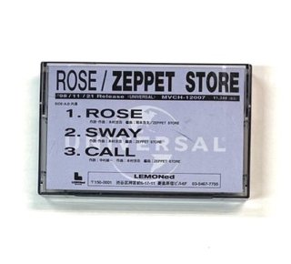 ZEPPET STORE　プロモーション・カセット　ROSE　3曲入り