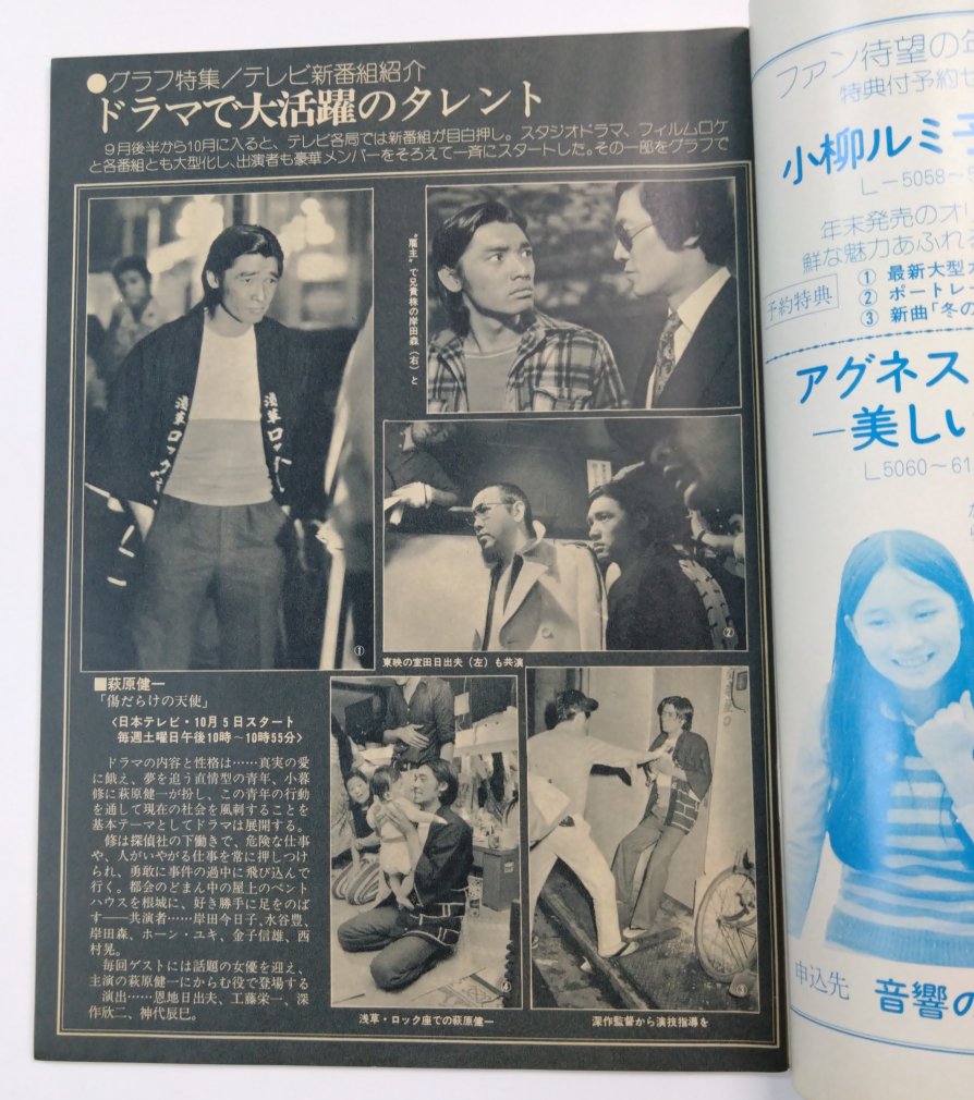 YOUNG ヤング 渡辺プロ 1974/10 ピーナッツ / 西城秀樹 沢田研二 天地真理 萩原健一 アグネスチャン太田裕美 いしだあゆみ 布施明 -  ロックオンキング