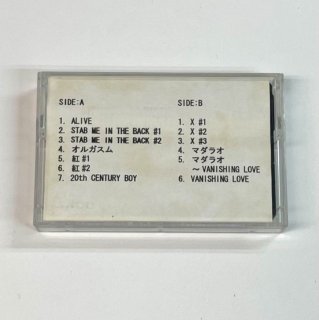エックス　デモ・カセットテープ　X　1987年　斑尾高原リハーサル　マダラオ高原　13曲　X JAPAN