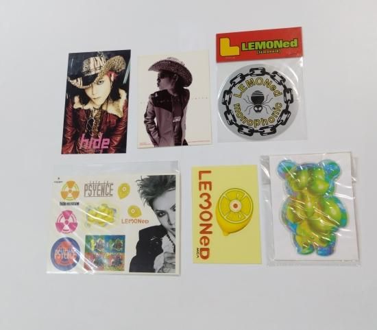 YELLOW MAGIC ORCHESTRA ステッカー 6枚セット YELLOW MAGIC ORCHESTRA ステッカー 6枚セット hide ステッカー