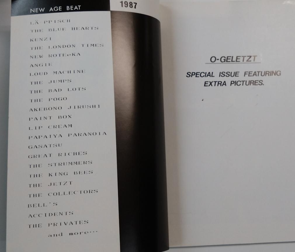 O-Geletzt Special ミニコミ誌 インディーズバンド写真集