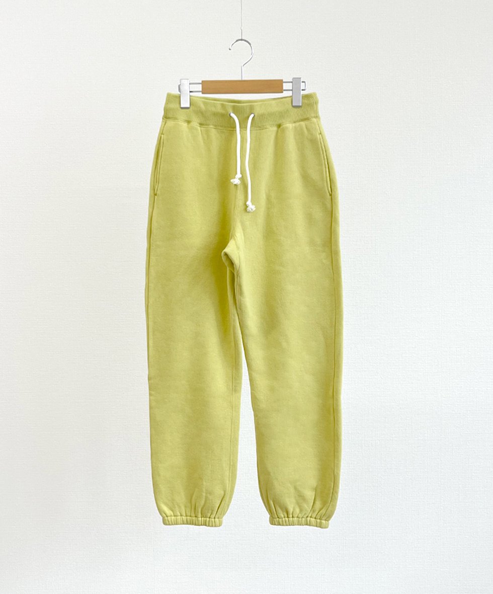 Shinzone/ COMMON SWEAT PANTS (Lime yellow)