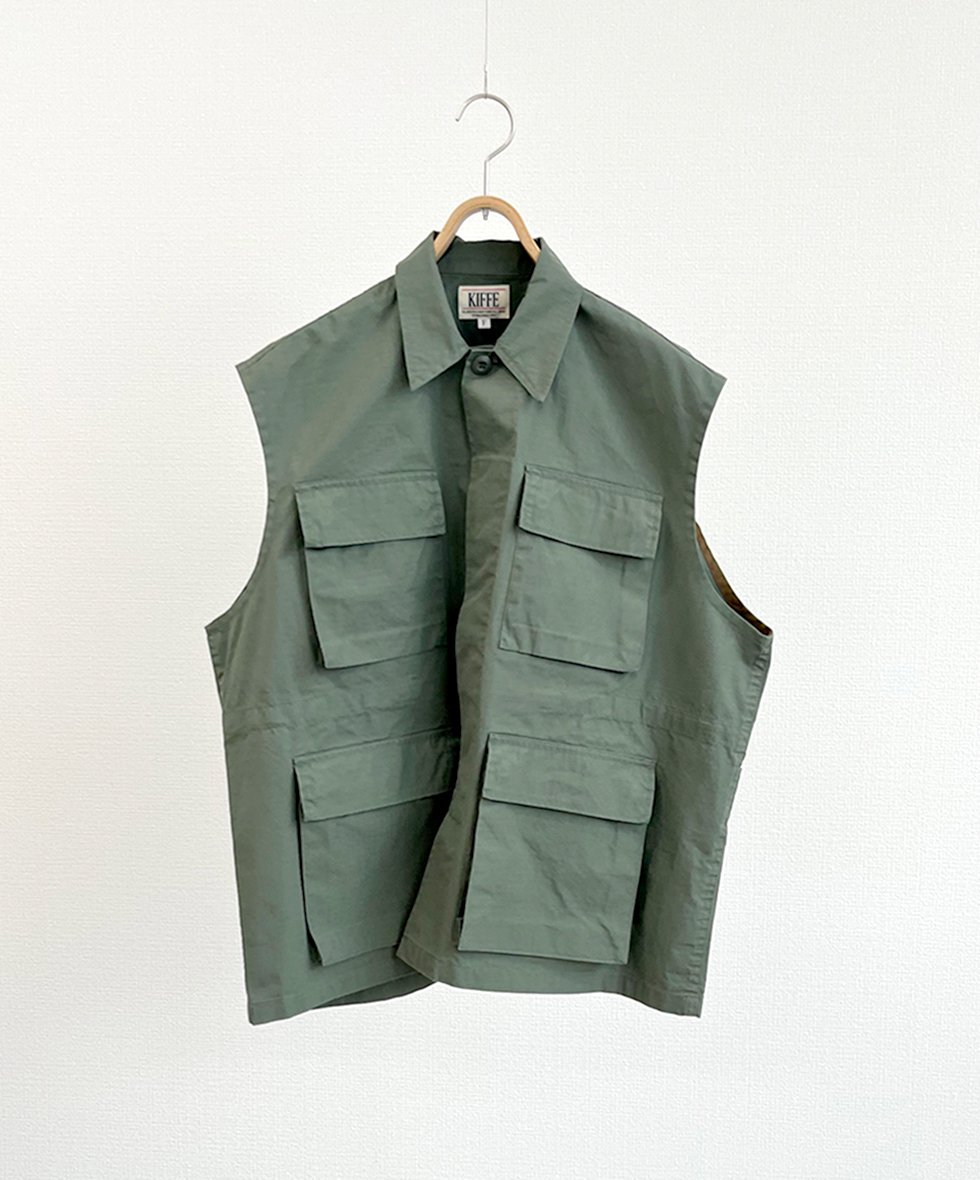 KIFFE/  Fatigue Vest (CACTUS)