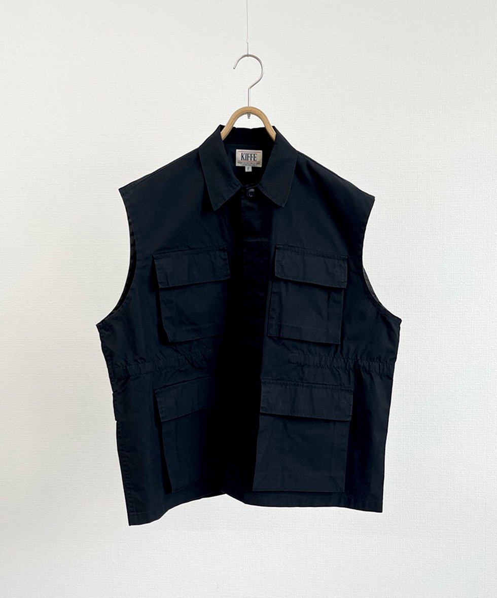 KIFFE/  Fatigue Vest (BLACK)