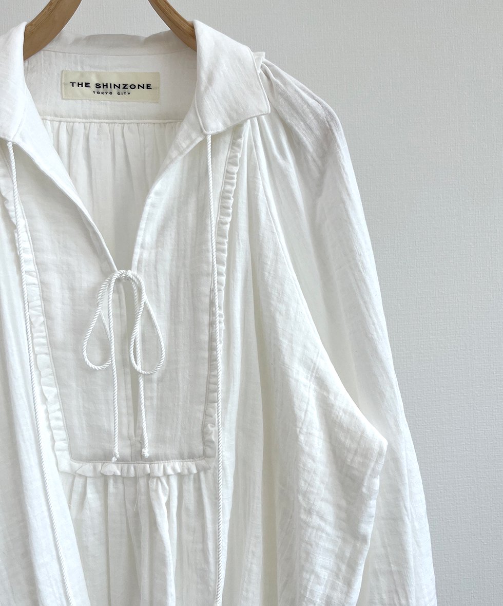 Shinzone/ GAZE SMOCK BLOUSE