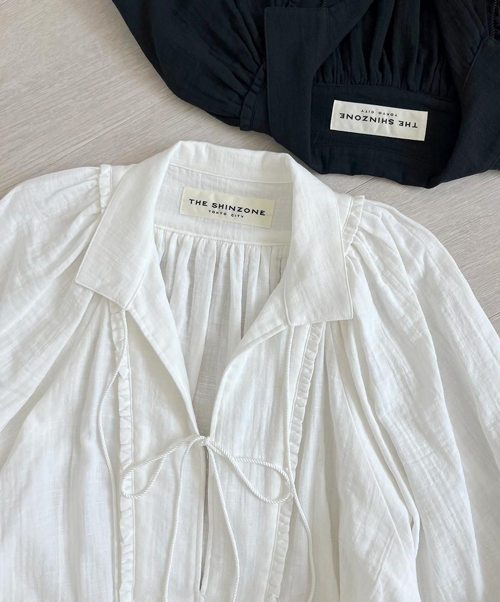 Shinzone/ GAZE SMOCK BLOUSE