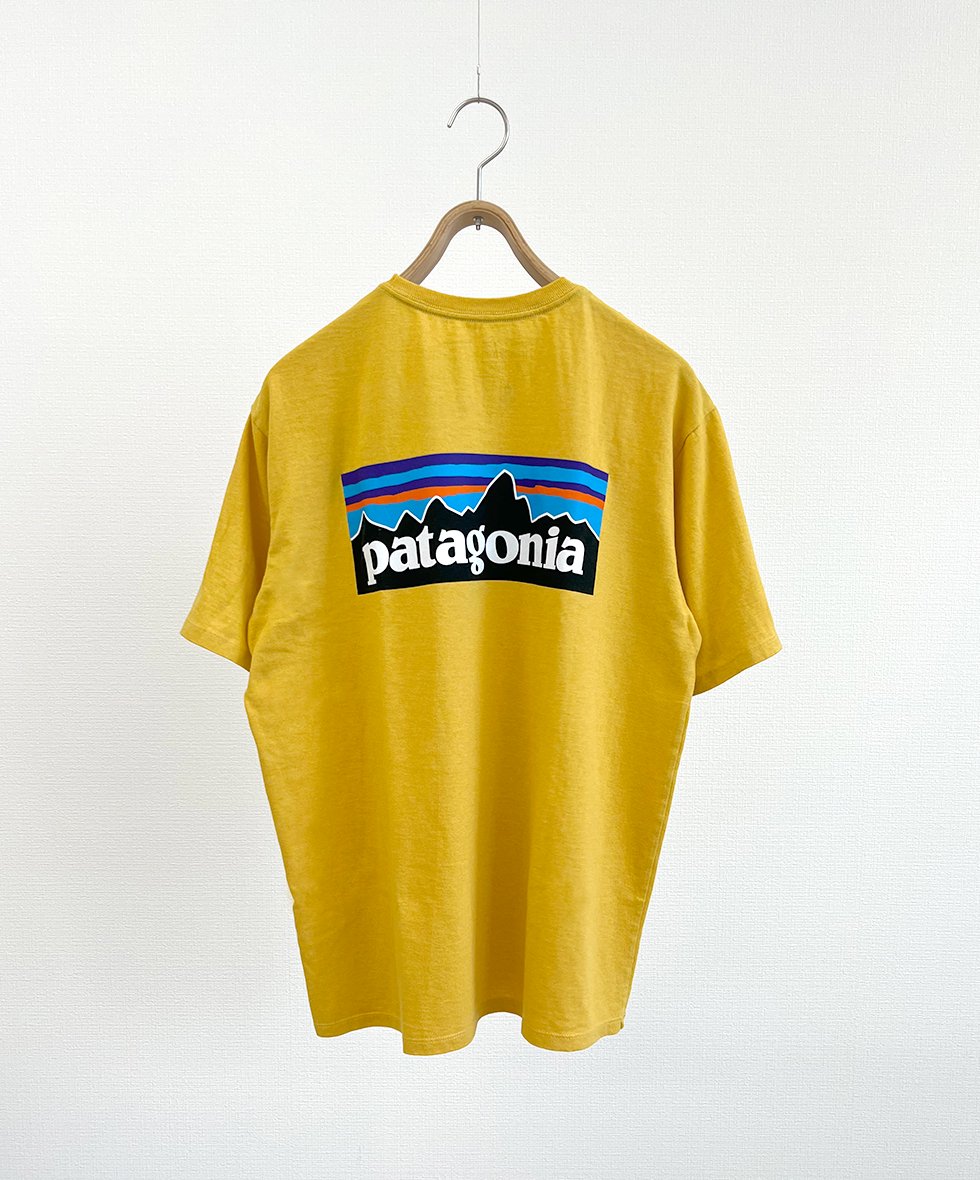 Patagonia/  Men's P-6 Logo Responsibili-Tee (Surfboard Yellow)
