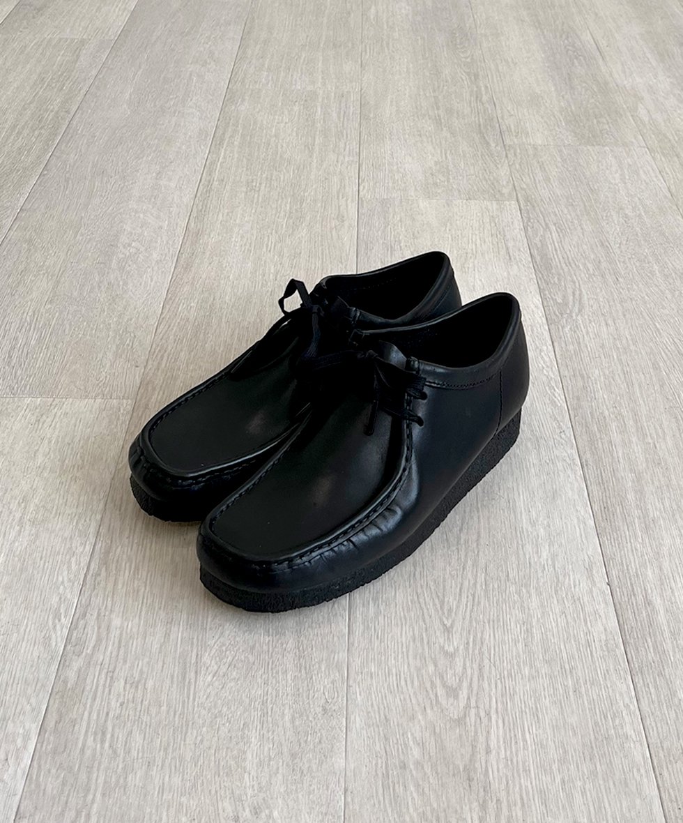 Clarks/  WallabeeBlack Leather