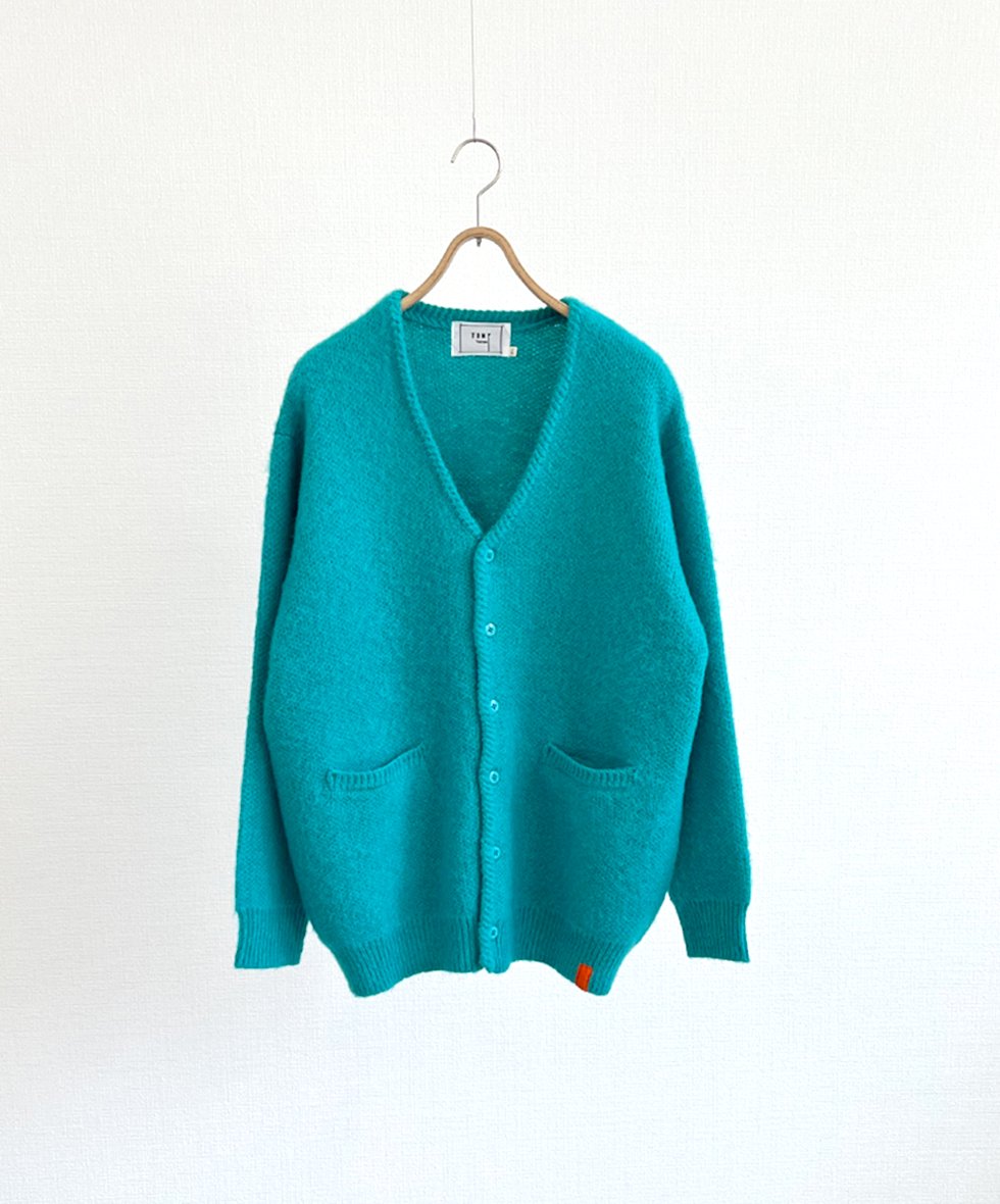 TONY TAIZSUN KURT MOHAIR KNIT CARDIGAN-