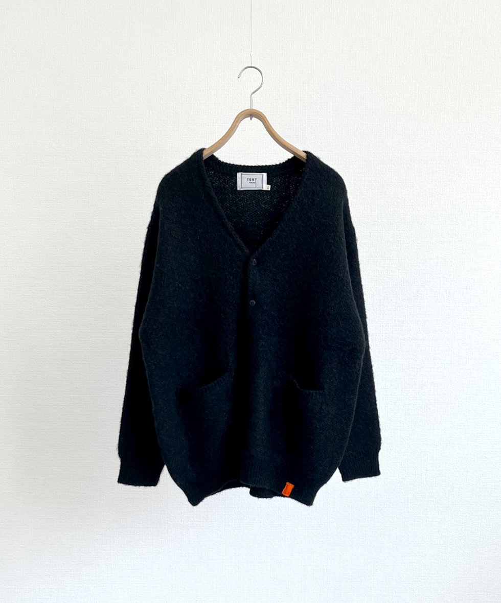 TONY TAIZSUN KURT MOHAIR KNIT CARDIGAN-