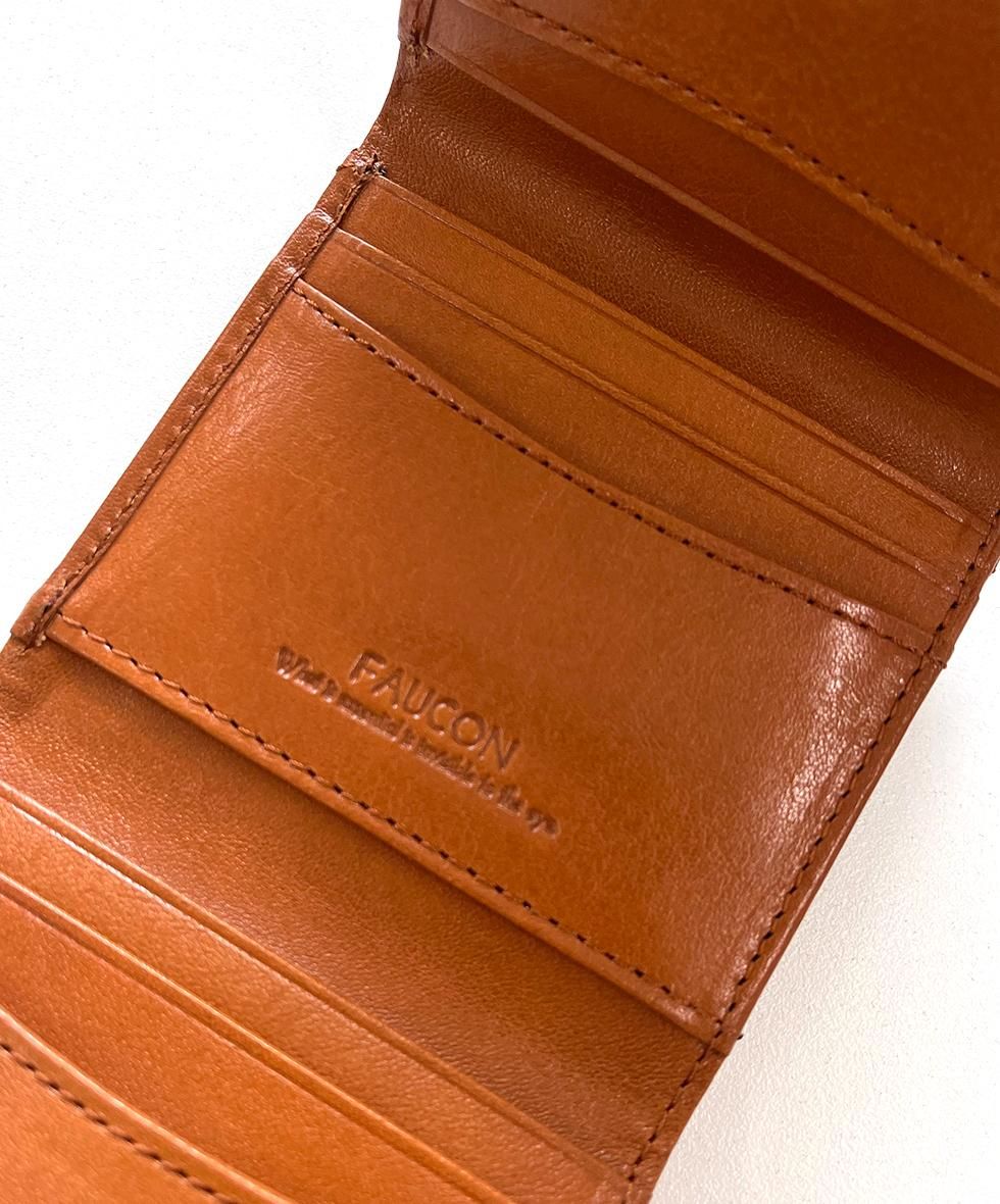 FAUCON / hawk company がま口三つ折り財布 コンパクト Hawk Company/ FAUCON がま口三つ折り財布