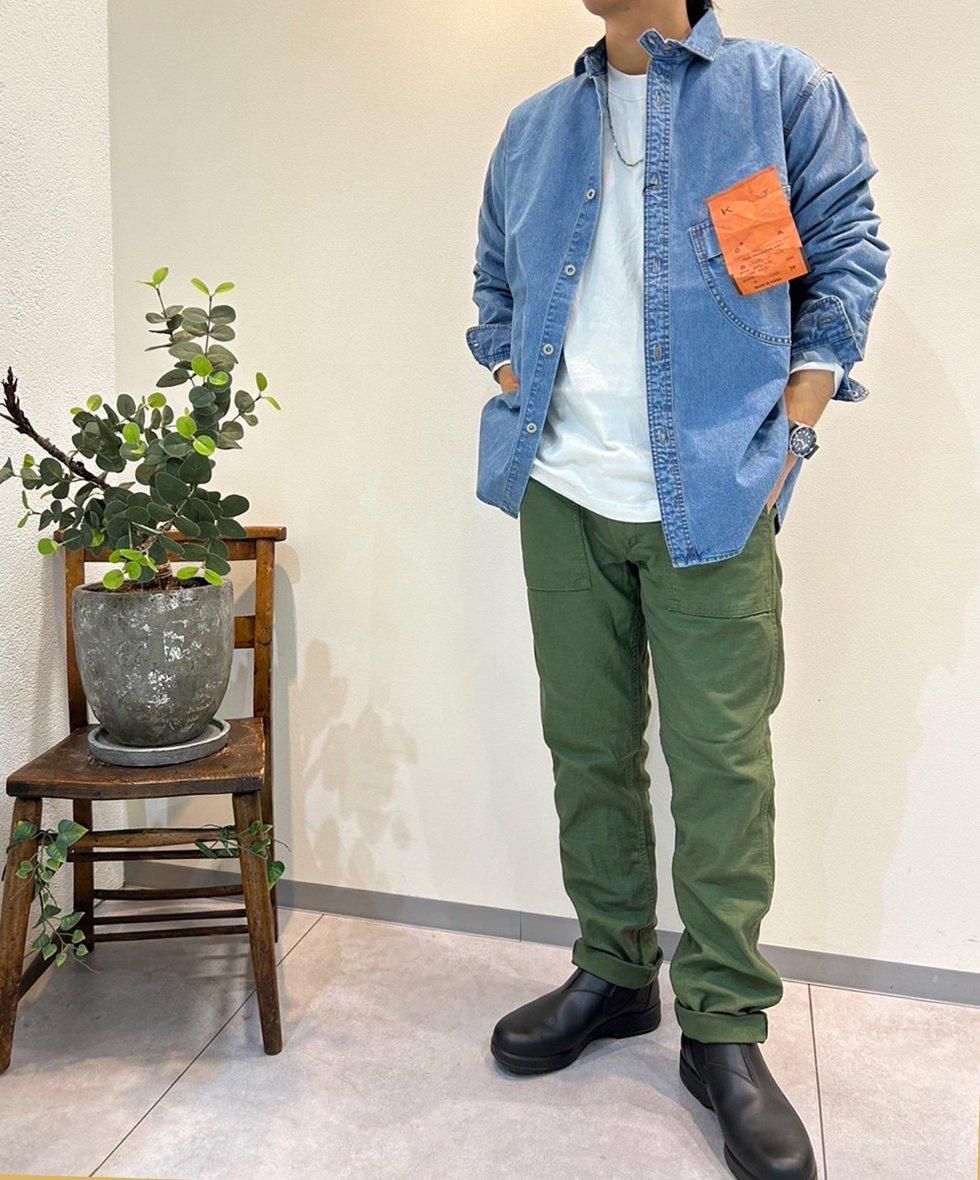 新品 orslow オアスロウ SLIM FIT FATIGUE PANTS orSlow Slim Fit Fatigue Pants - Green