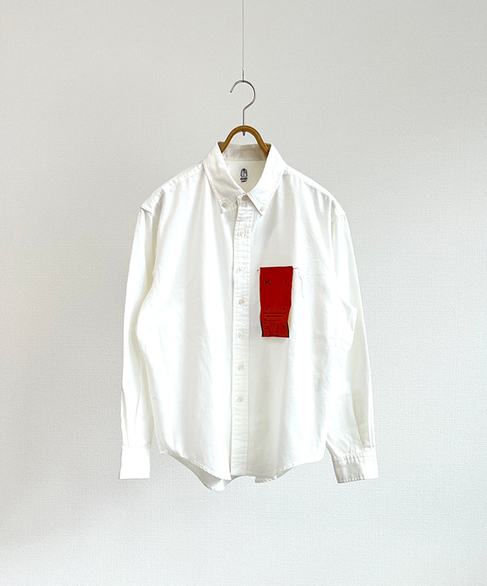 KATO`/  BDオックスシャツ (WHITE)