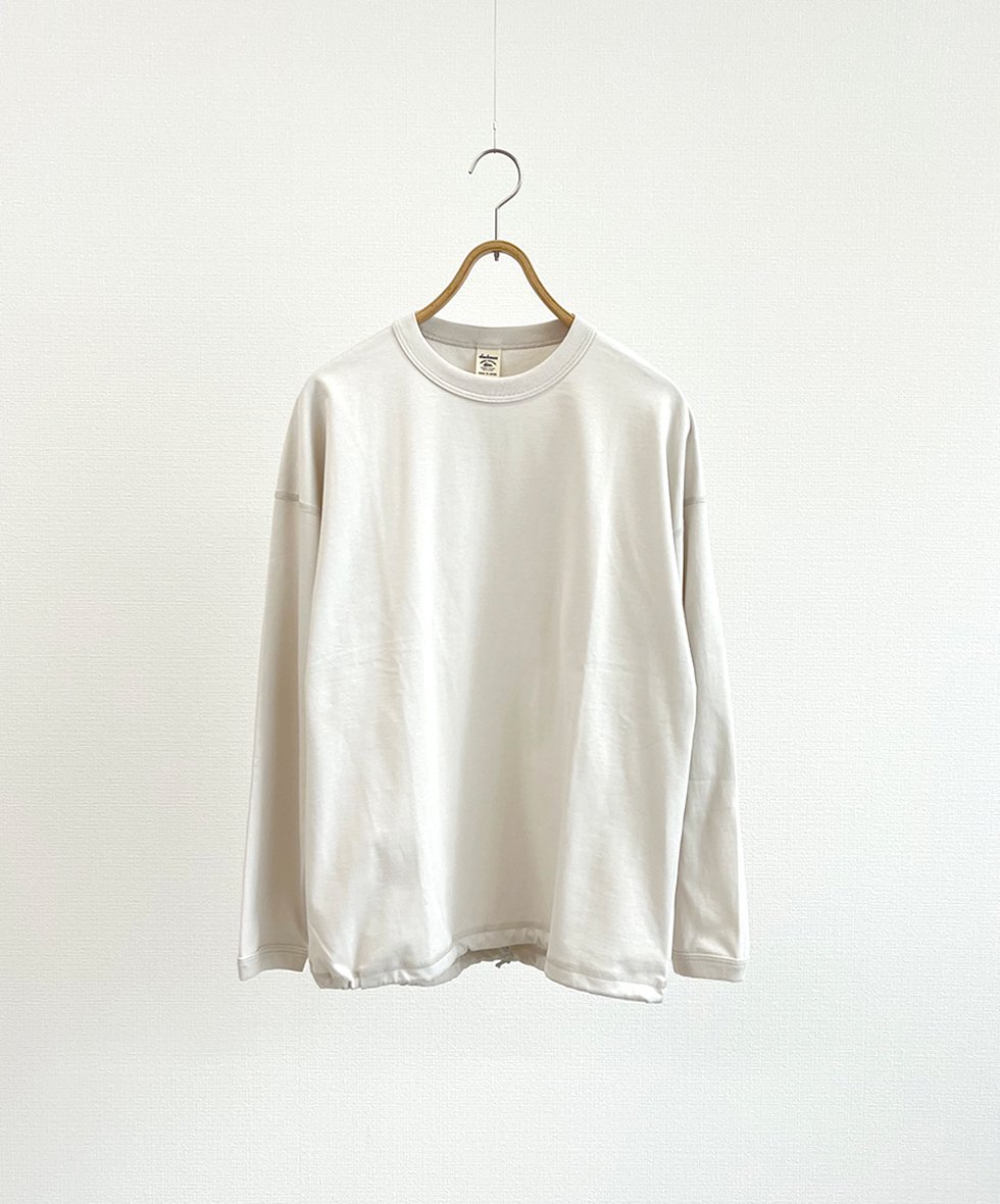 Jackman/  Grace Himo LS T-Shirt (Rosin White)