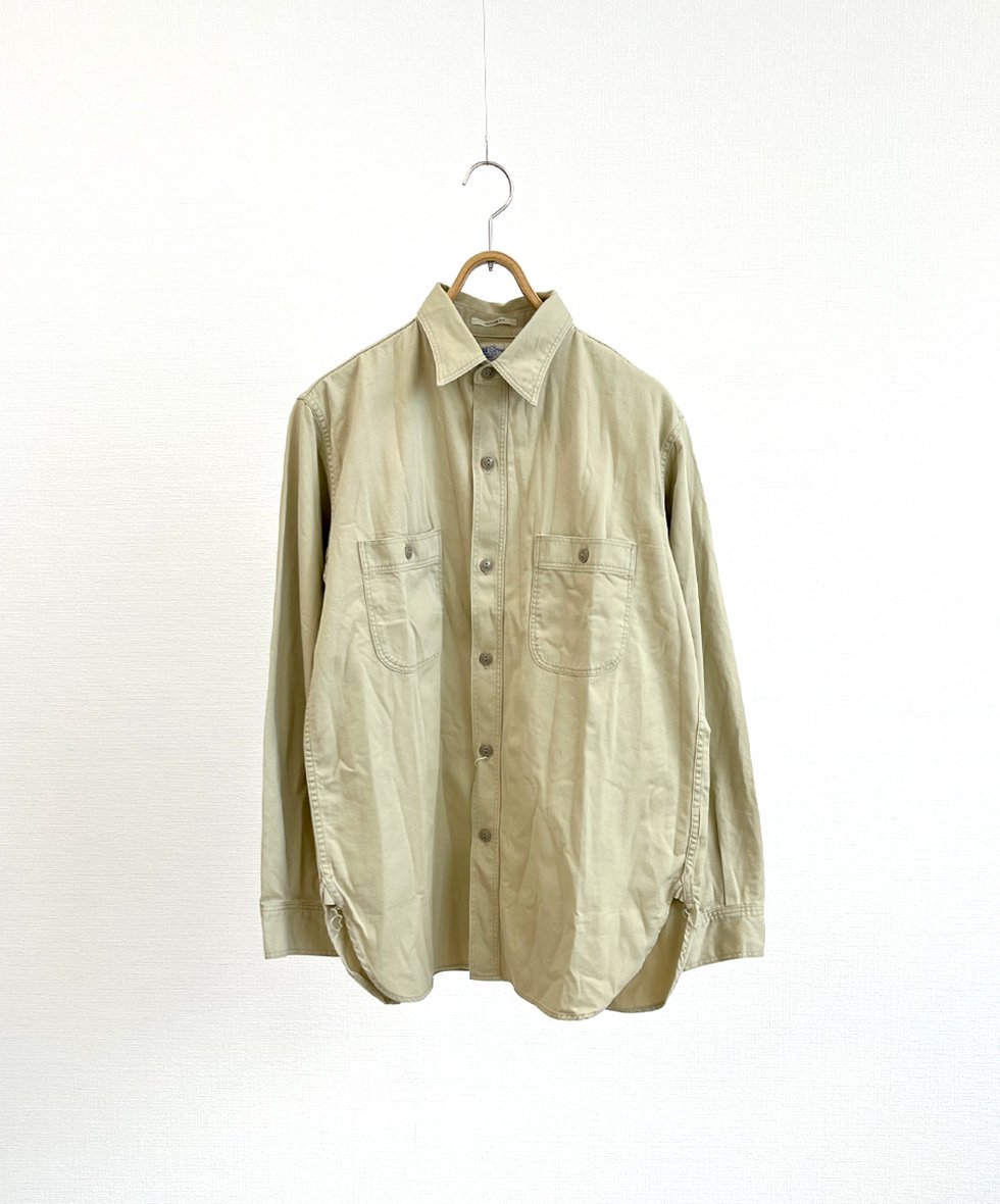 orSlow/  COTTON TWILL VINTAGE FIT WORK SHIRT