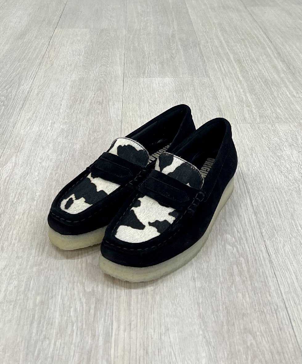 Clarks/ WallabeeLoafer  (Cow Print HairOn)