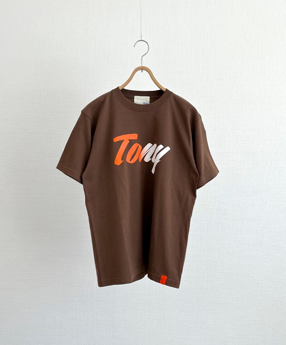 Tony Taizsun/  TONY LOGO TEE (BRN)

