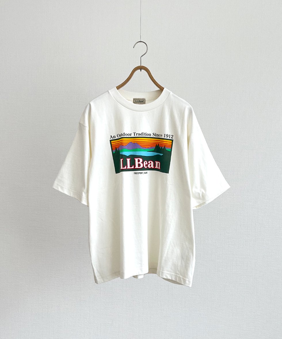 L.L.Bean/  Morrill Short-Sleeve Katahdin Logo Tee (off white)