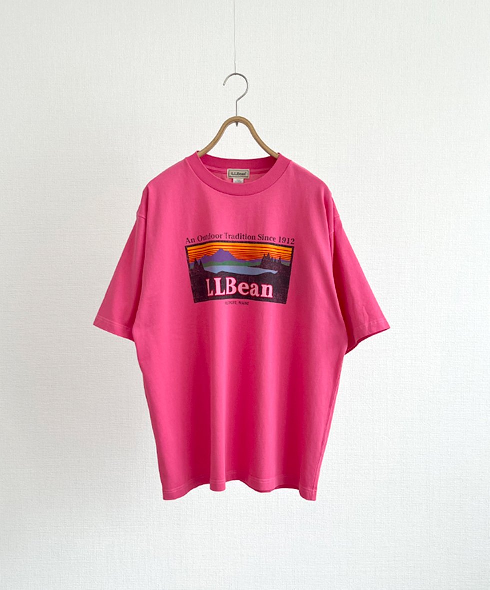 L.L.Bean/  Morrill Short-Sleeve Katahdin Logo Tee (pink)