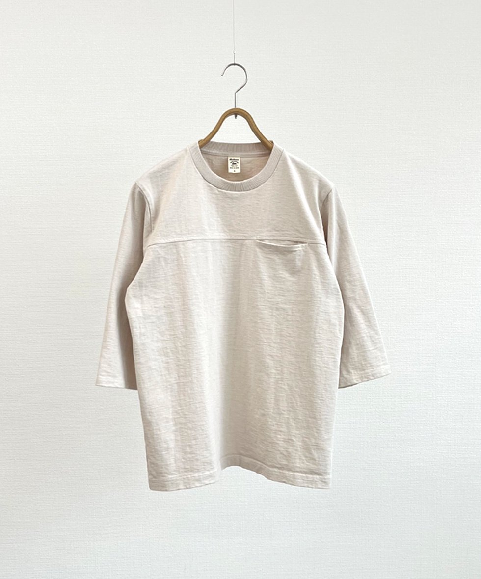 Jackman/  Dotsume Pocket HS T-Shirt (Birch)