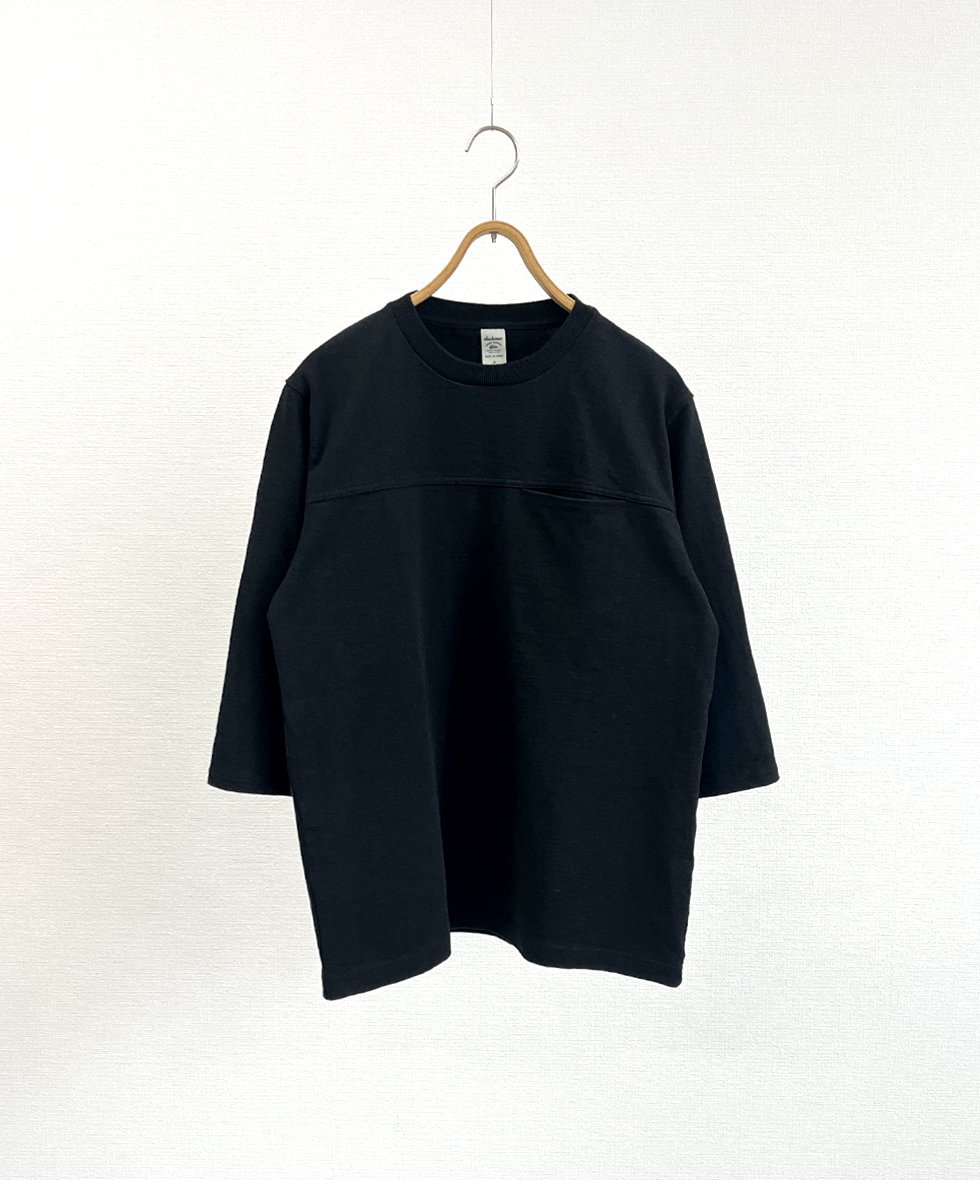 Jackman/  Dotsume Pocket HS T-Shirt (Black)