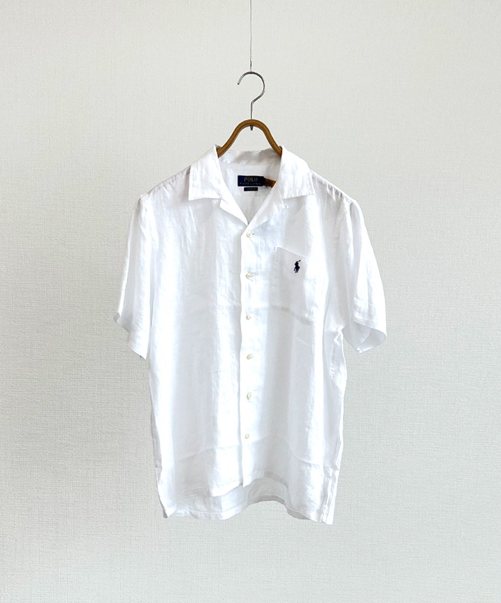 POLO RALPH LAUREN/ クラシック フィット リネン キャンプ シャツ