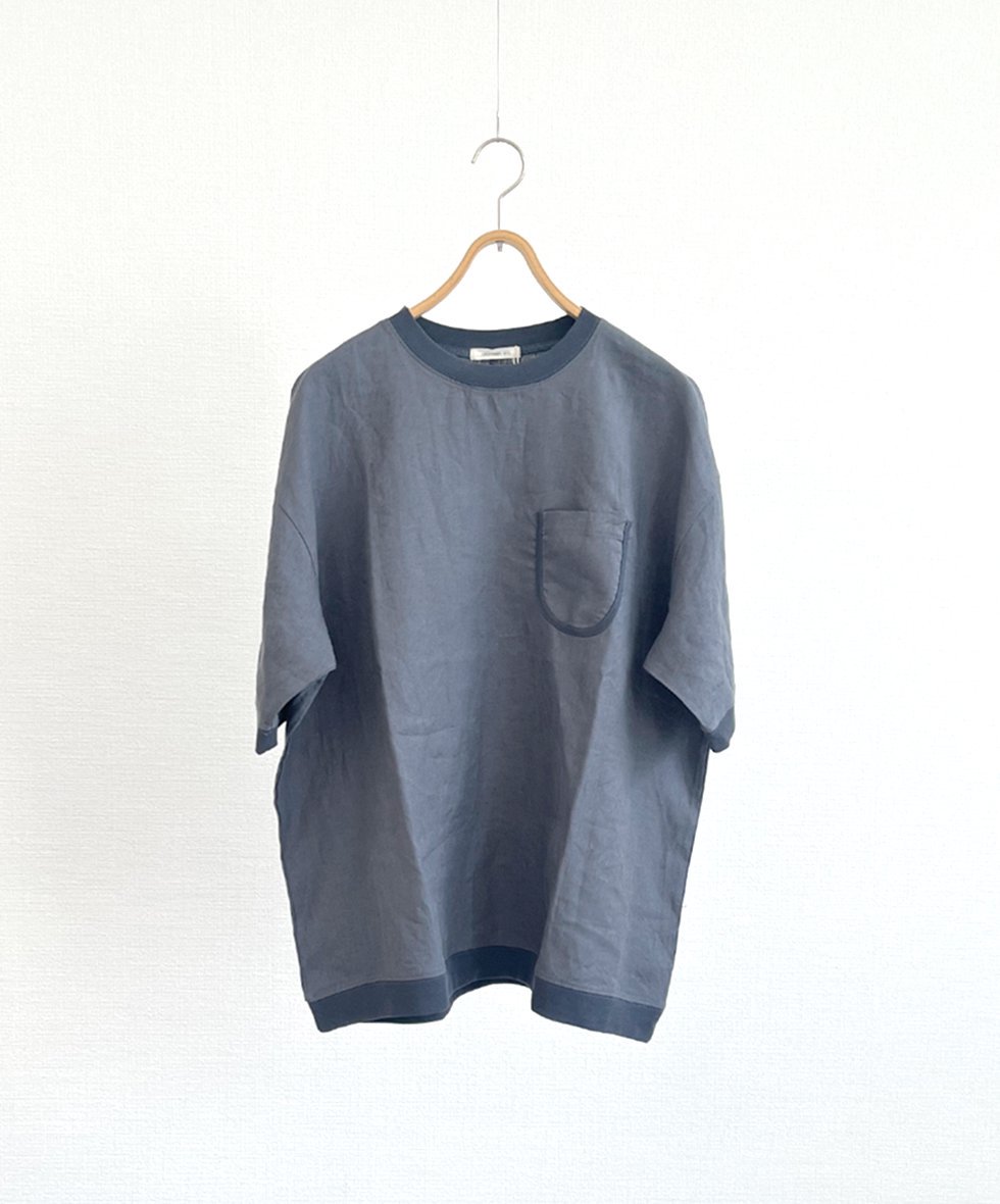 ORDINARY FITS/  LINEN PULLOVER (GRY)