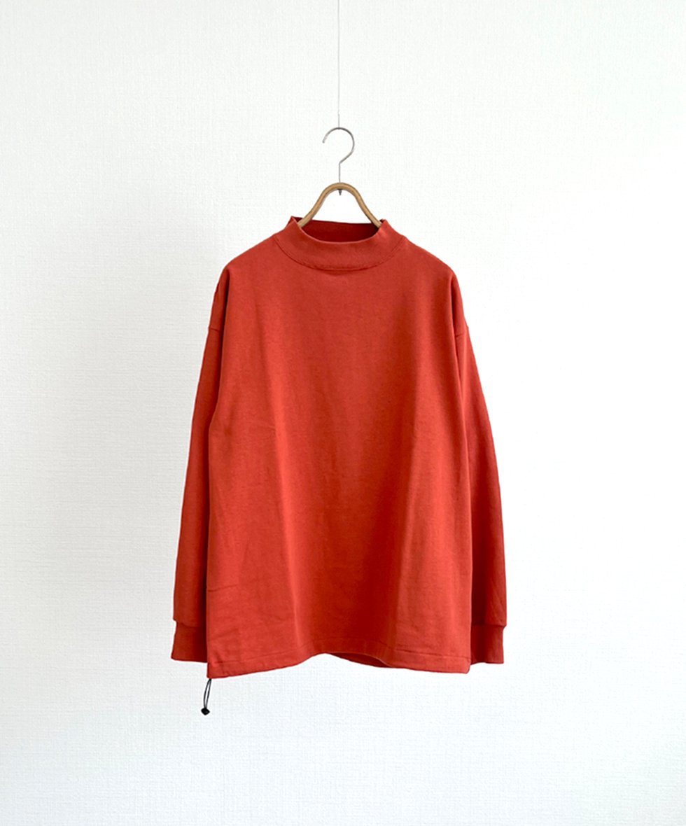 A VONTADE/  Mock Neck LS (SUNBURN RED)