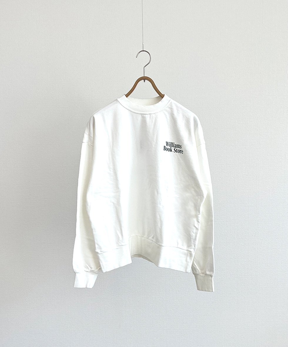 Shinzone/  BOOK STORE SWEATSHIRT (WHITE)