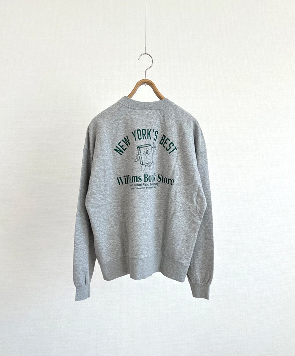 Shinzone/  BOOK STORE SWEATSHIRT (GRAY)