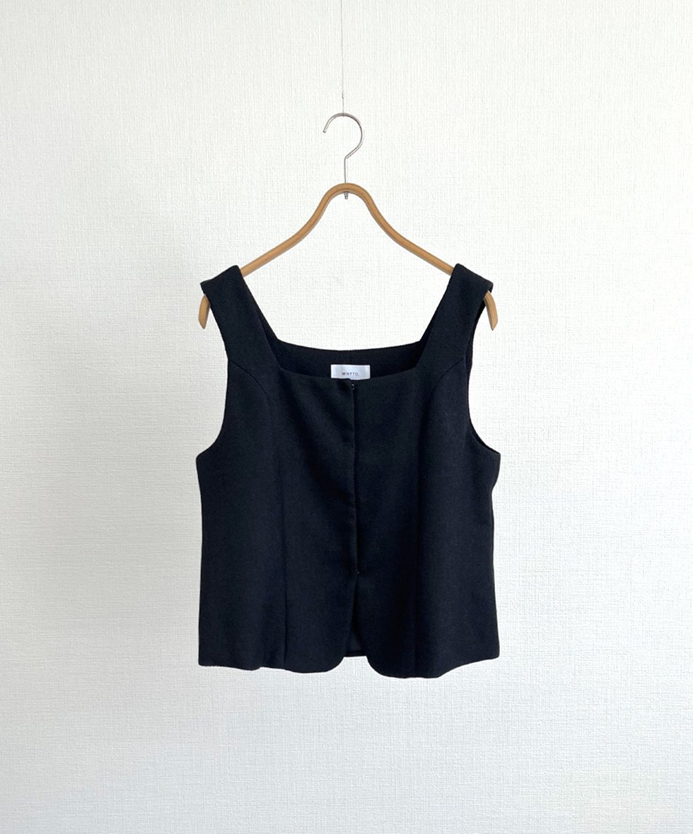 WHYTO./  mix color bustier (BLACK)